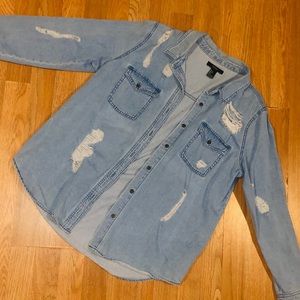 Distressed Denim jacket